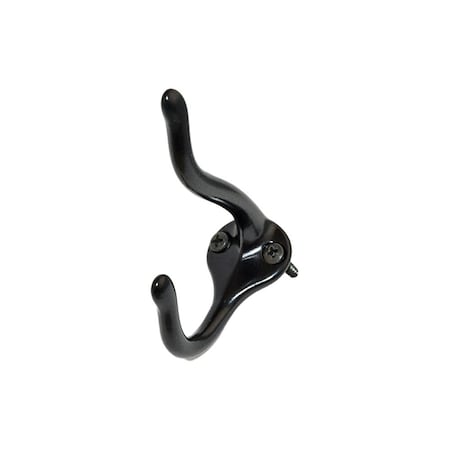 Ives Commercial Aluminum Coat and Hat Hook Black Finish 571ABLK